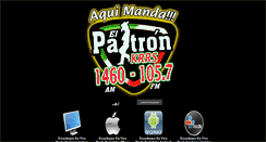 Desktop Screenshot of elpatronradio.com